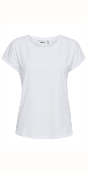 b young PAMILA T Shirt in White - TheSecretCloset.Boutique