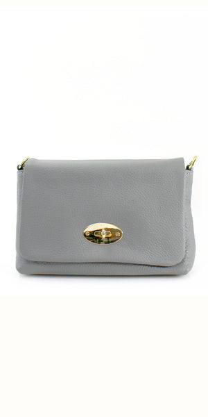 Leather Fold Over Crossbody Bag - TheSecretCloset.Boutique