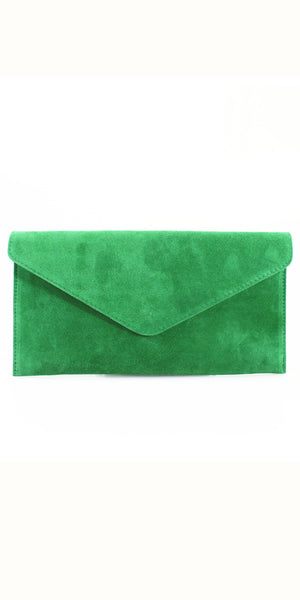 Suede Clutch Bag (various colours) - TheSecretCloset.Boutique