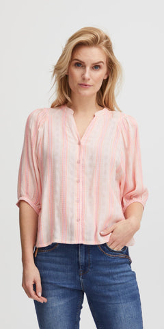 PULZ LAILA Shirt in Pink Lady