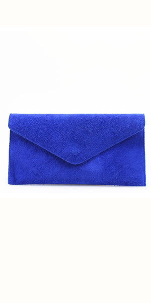Suede Clutch Bag (various colours) - TheSecretCloset.Boutique