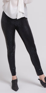 smf Glossy Leopard Leggings - TheSecretCloset.Boutique