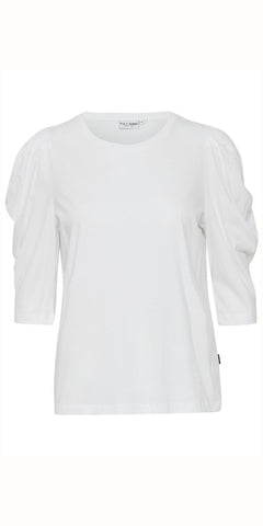 PULZ CLARISSA T Shirt in Bright White